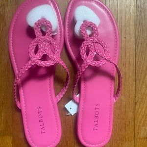 Talbots pink sandals. Brand new.